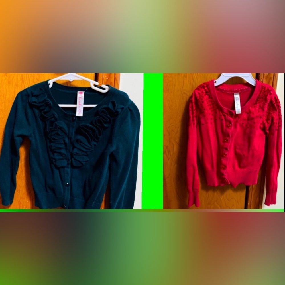 2 button down girls sweaters